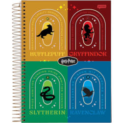 CADERNO ESPIRAL 1/8 96 FOLHAS– HARRY POTTER