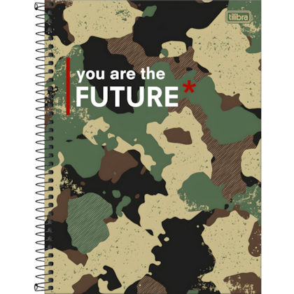 Caderno Espiral Capa Dura 1 mat¿ria Hide 80 folhas