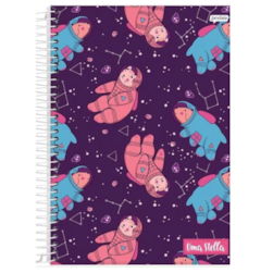 Caderno Espiral Capa Dura 160fls Stella Jandaia