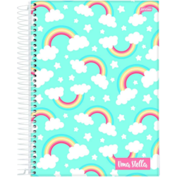 Caderno Espiral Capa Dura 80fls Stella Jandaia