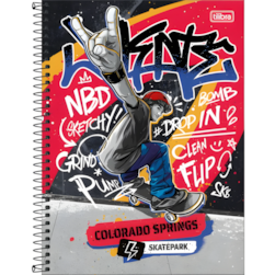 Caderno Espiral Capa Dura Universat¿rio 1 Material 80 folhas