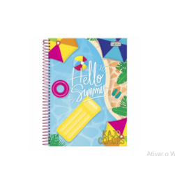 Caderno Kajocolors 200fls Kajoma