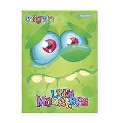 Caderno Little Monsters 96fls Kajoma 3189