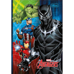 Caderno Marvel Brochura Capa Dura 80f Tilibra