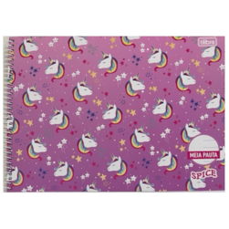 Caderno Meia Pauta Spice 40 Tilibra