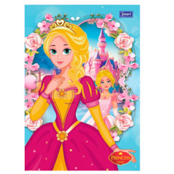 Caderno Princess Brochurao Cd 80fls Smart