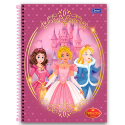 Caderno Princess Cd 160fls 10mat Smart