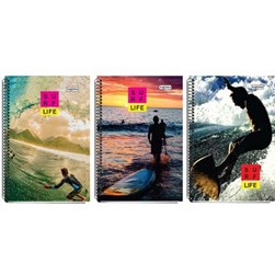 Caderno Surf Life 200fls Kajoma 3440