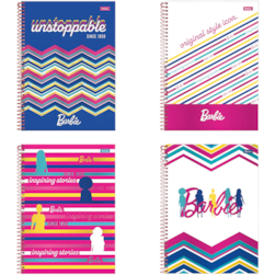 Caderno Univ Cd 160fls 10m Barbie Foroni