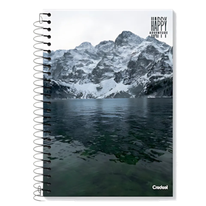 Caderno Univ Cd 1mt Happy 80fls Credeal