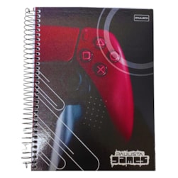 Caderno Universitário Capa Dura 10mat 160fls Games Paulista 242
