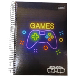 Caderno Universitário Capa Dura 10mat 160fls Games Paulista 242