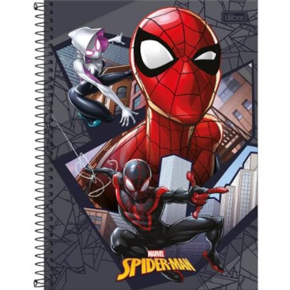 Caderno Universitário Capa Dura Spider Light 160fls 10mat Tilibra 310131