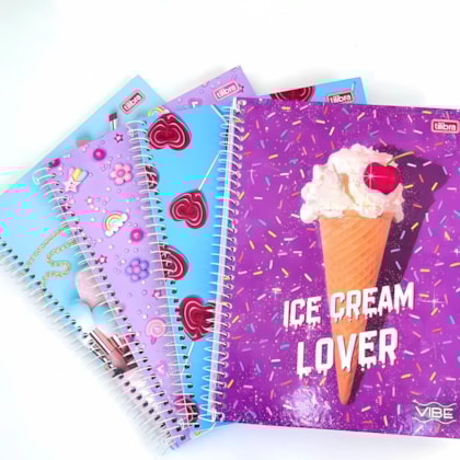 Caderno Vibe Fem 256Fls Tilibra