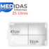 Caixa Multiuso C/tp 25l Rischioto