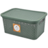 Caixa Rattan 15litros Verde Rischioto