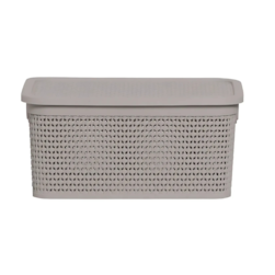 Caixa Rattan 4,0lt Areia Rischioto