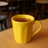 Caneca Canelada Amarela Rr