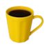 Caneca Canelada Amarela Rr