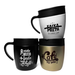Caneca De Cafe Inox Wincy Ixb12011