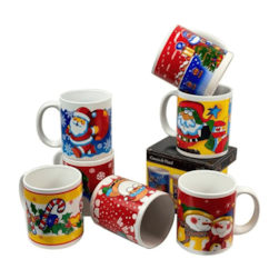 Caneca Natalina 330ml Wincy Ntd7013