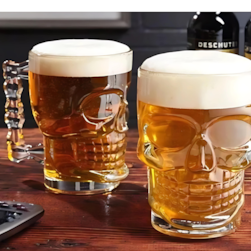 Caneca P/chopp Caveira 510ml Coliseu