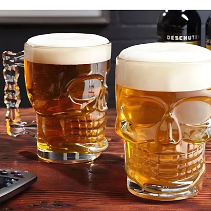 Caneca P/chopp Caveira 510ml Coliseu