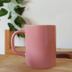 Caneca Reta 100ml Rosa Rr