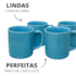Caneca Reta 200ml Azul Rr