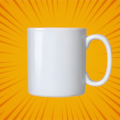 CANECA RETA 300ML BRANCA RR