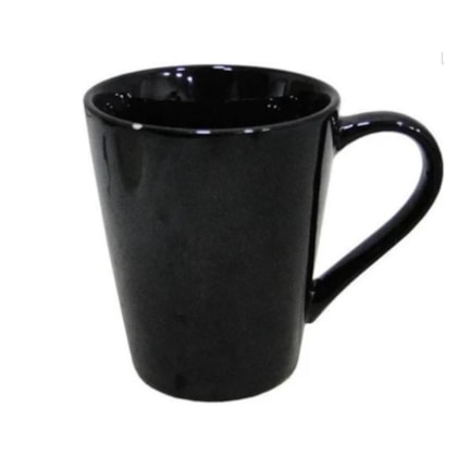 Caneca Tulipa 250ml Preta Rr