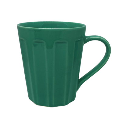 Caneca Tulipa Canelada Verde 250ml