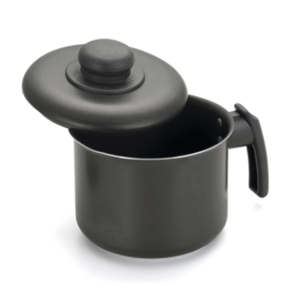 CANECAO ANTIADERENTE COM TAMPA 14CM