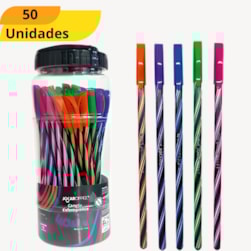 CANETA ESF 0,7 COLORIDA - CX 50 UNIDADES