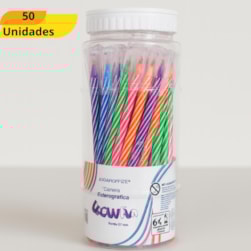 CANETA ESF 0,7 WOW LEO E LEO 97947 - CX 50 UNIDADES