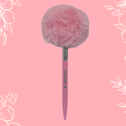 Caneta Esferogr¿fica Pompom Pink Vibes