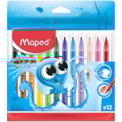Caneta Hidrografica 12 cores Colorpeps Ocean Polvo Maped