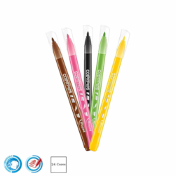 Caneta Hidrografica Colorpeps Ocean Polvo Maped 24 Cores
