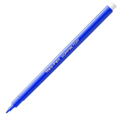 Caneta Neo Pen Gigante Azul Compactor