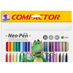 Caneta Neo Pen Mirim C/24 Compactor 75