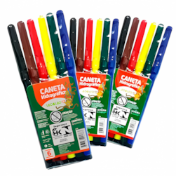 Canetinha Hidrogr¿fica 6 Cores Leo E Leo