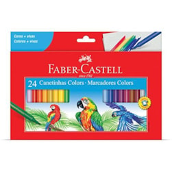 Canetinha Hidrografica 24 Cores Faber Castell 150124czf