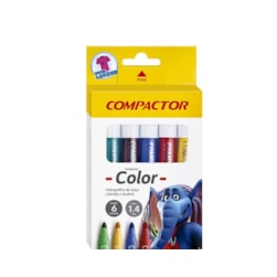 Canetinha Hidrográfica Color C/6 Compactor 83000