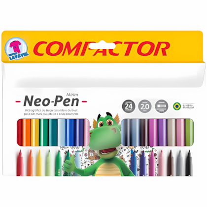 Canetinha Neo Pen Mirim C/24 Compactor 75