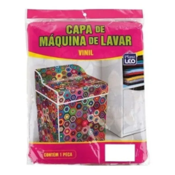 Capa Maquina Lavar Estampada Plast-leo