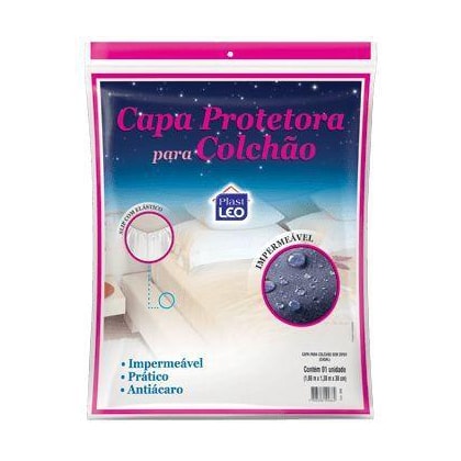 Capa P/colchao Casal Impermeavel Plast-leo 966