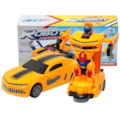 Carrinho Transformers Vira Robô Com Luz E Som B...