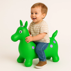 Cavalinho Upa Upa Original Inflável Musical Criança Pocotó - Bee Toys