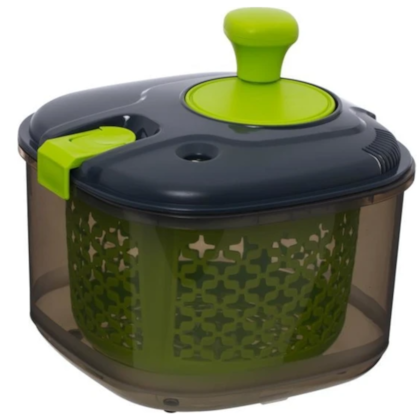 Centrifuga Seca Saladas 4,2L Grande Cor Laranja, Rosa e Verde