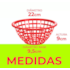 Cesta Organizadora Redonda Pequena Ercaplast